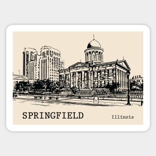 Springfield Illinois Sticker